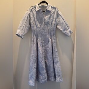 Elegant Blue Women's Dress
